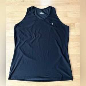 Black Under Armour HeatGear Tank Size XL in Excellent Condition
